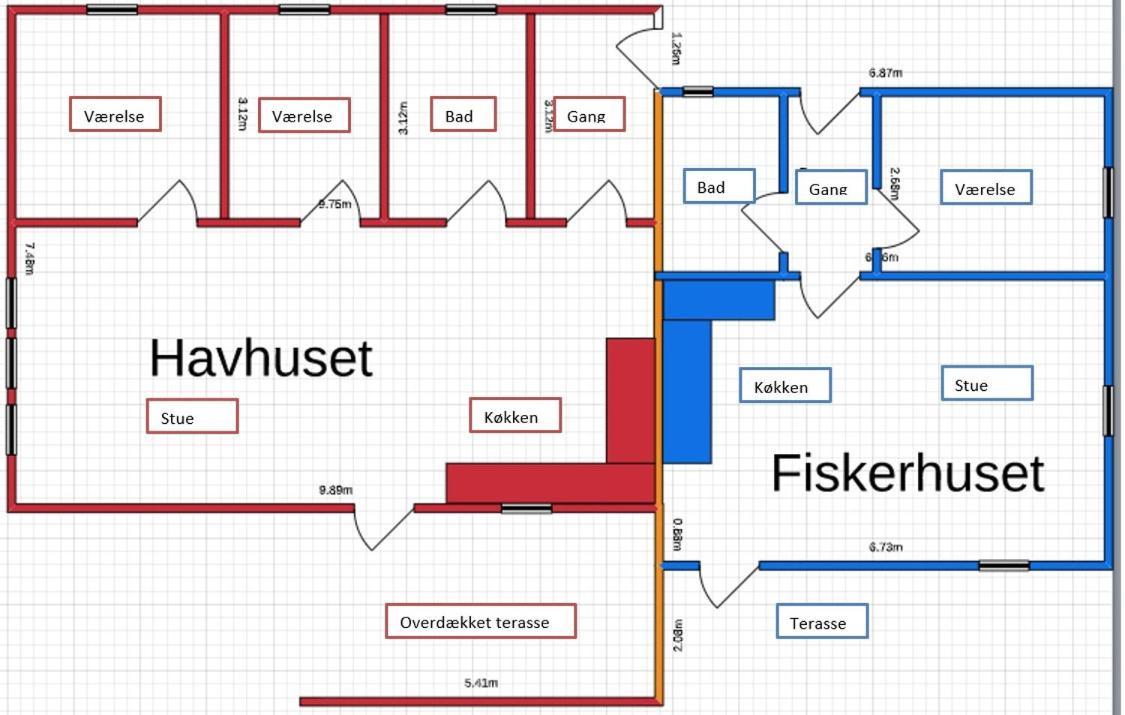 Holiday home Fiskerhuset I - I Byen, Ved Stranden Oster Hurup